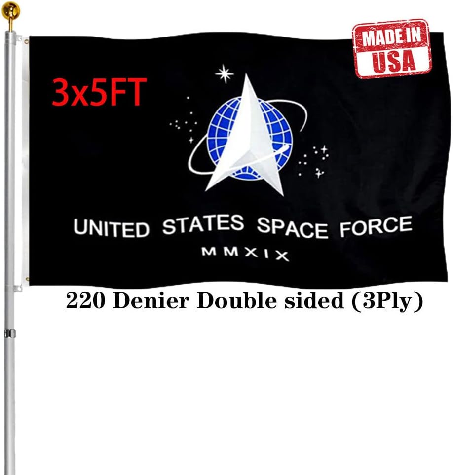 Buy Hypoth Double Sided Us Space Force Military Flag 3x5 Outdoor Uv